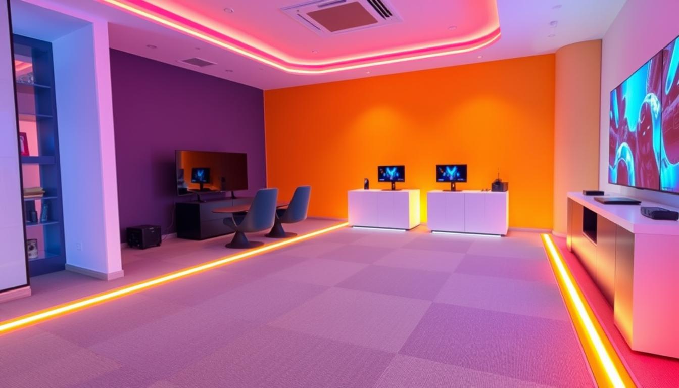 VR gaming room flooring